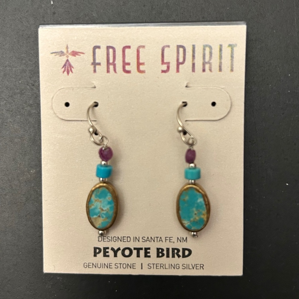 Peyote Bird earrings